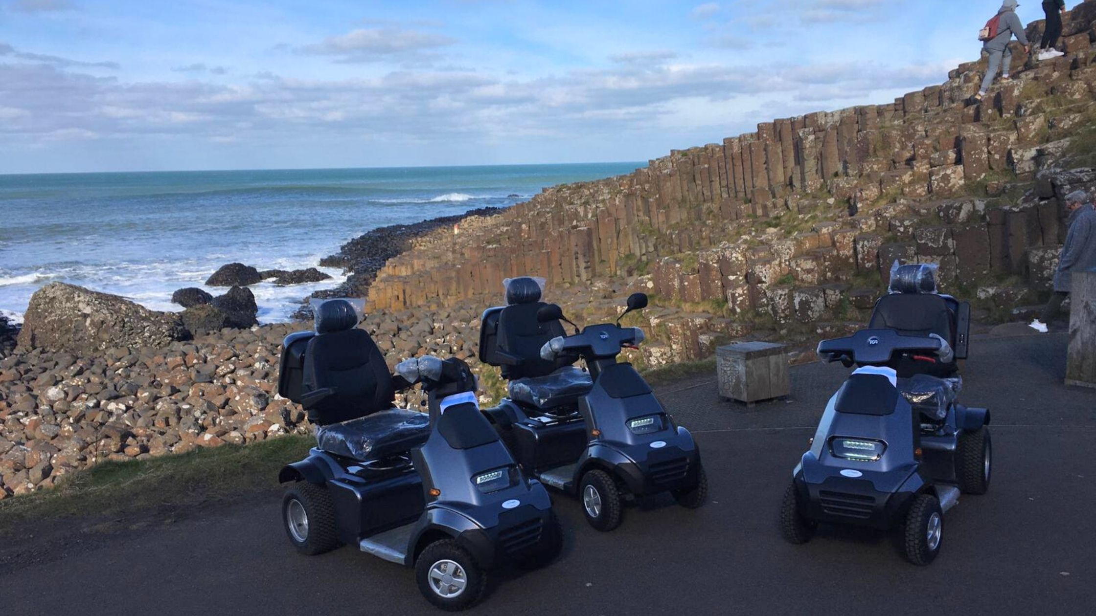 Mobility scooters delivered to The Giants Causeway Northern Ireland