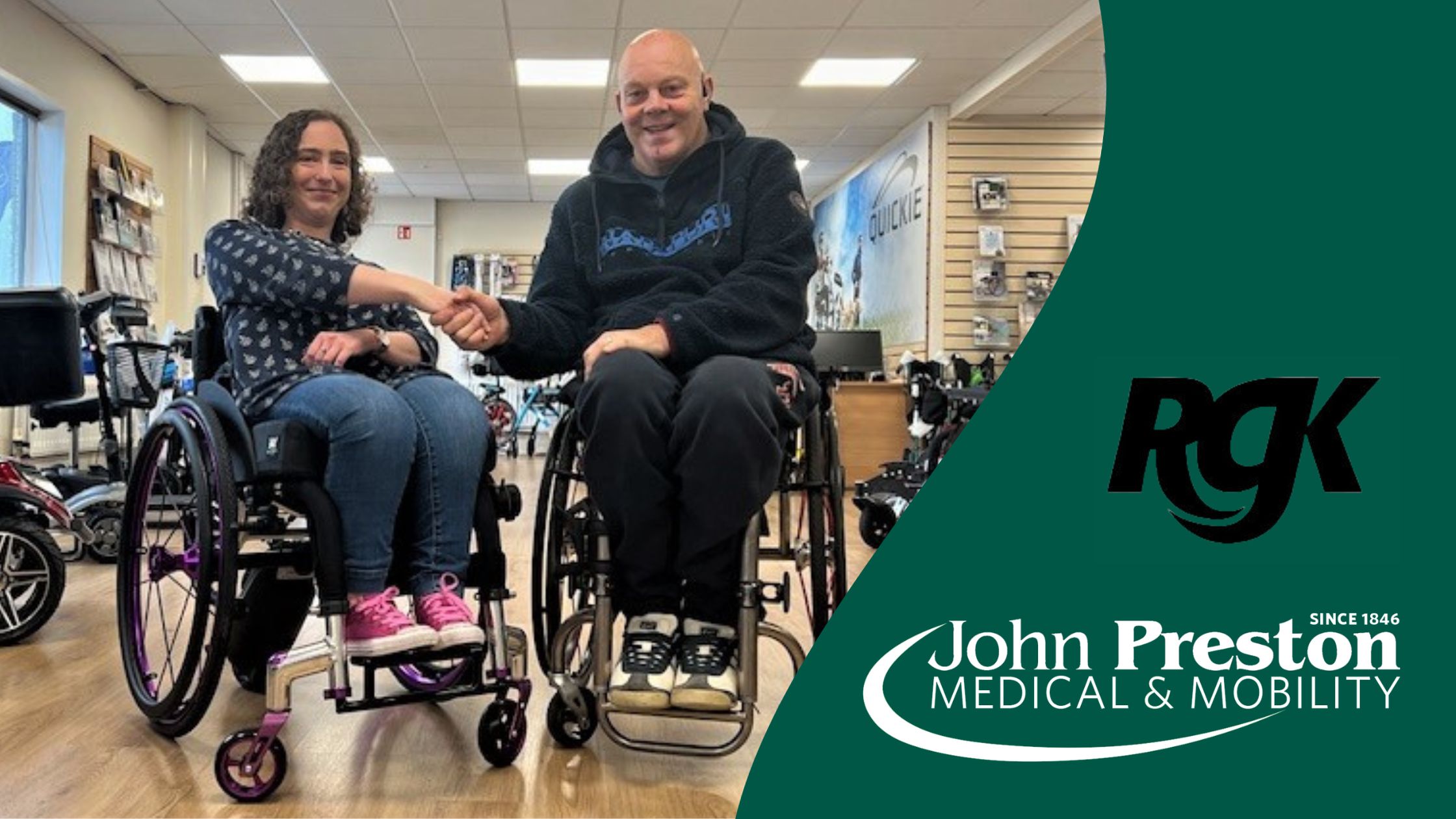 Recent RGK Roundup - RGK Wheelchairs at John Preston